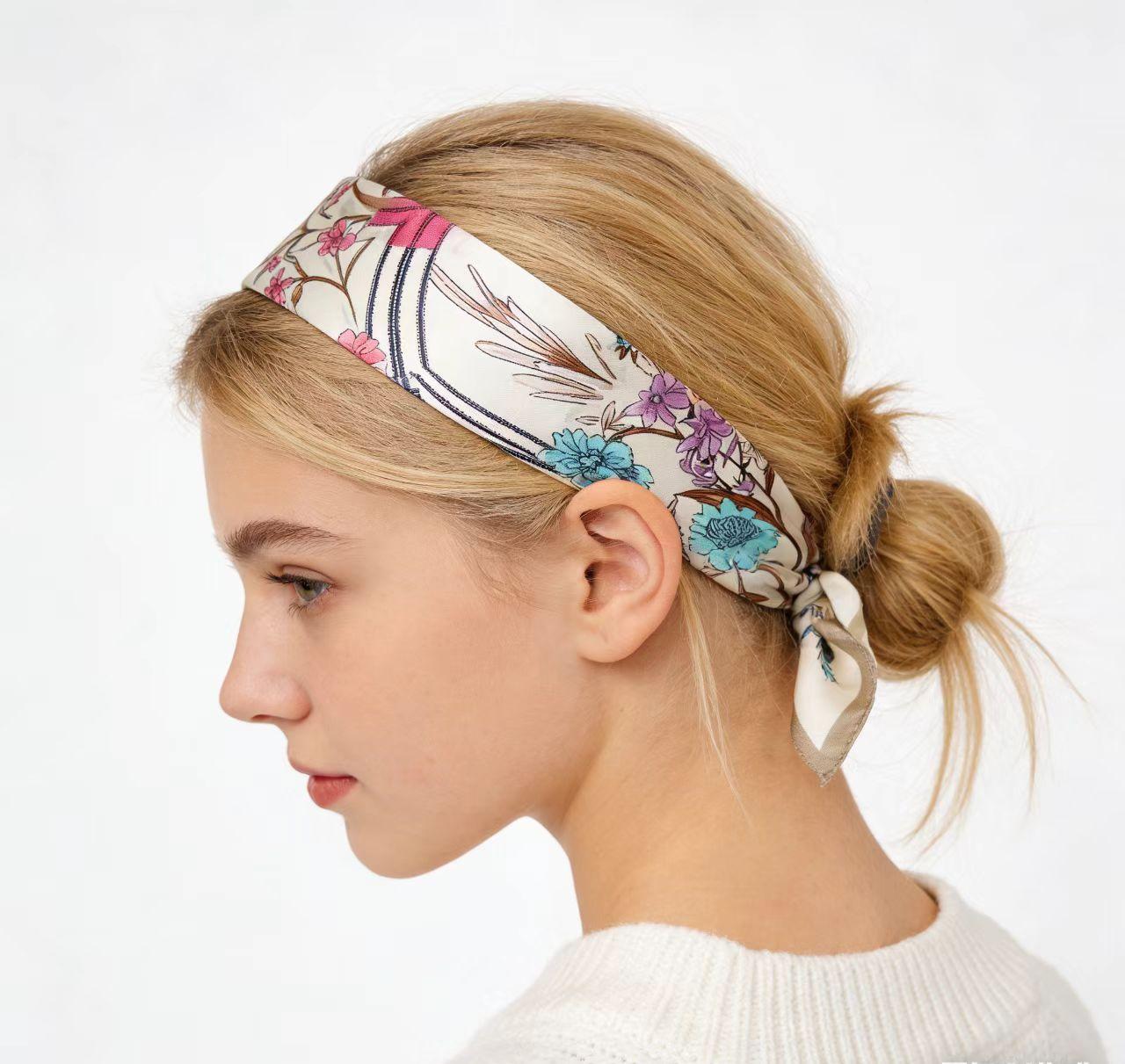 Romantic Botanical Print Scarf